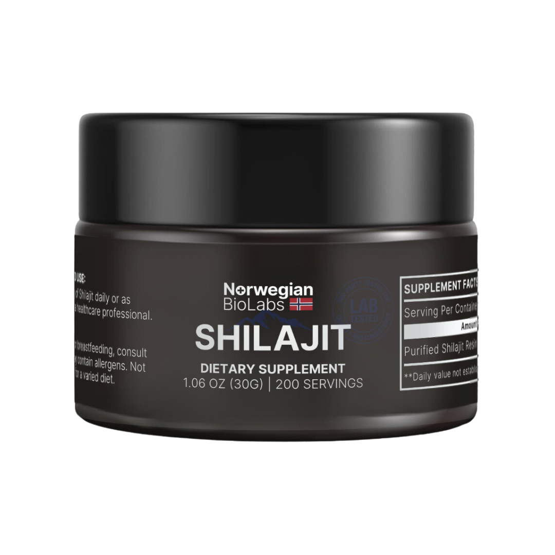 1x Norwegian BioLabs Shilajit | 15% Rabatt Leveres Hver Måned